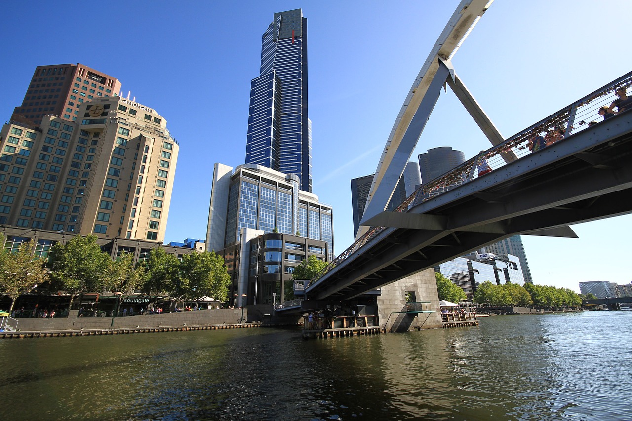 Melburnas, Australia, Miesto, Miestas, Architektūra, Miesto Panorama, Kelionė, Tiltas, Pastatas, Šiuolaikiška