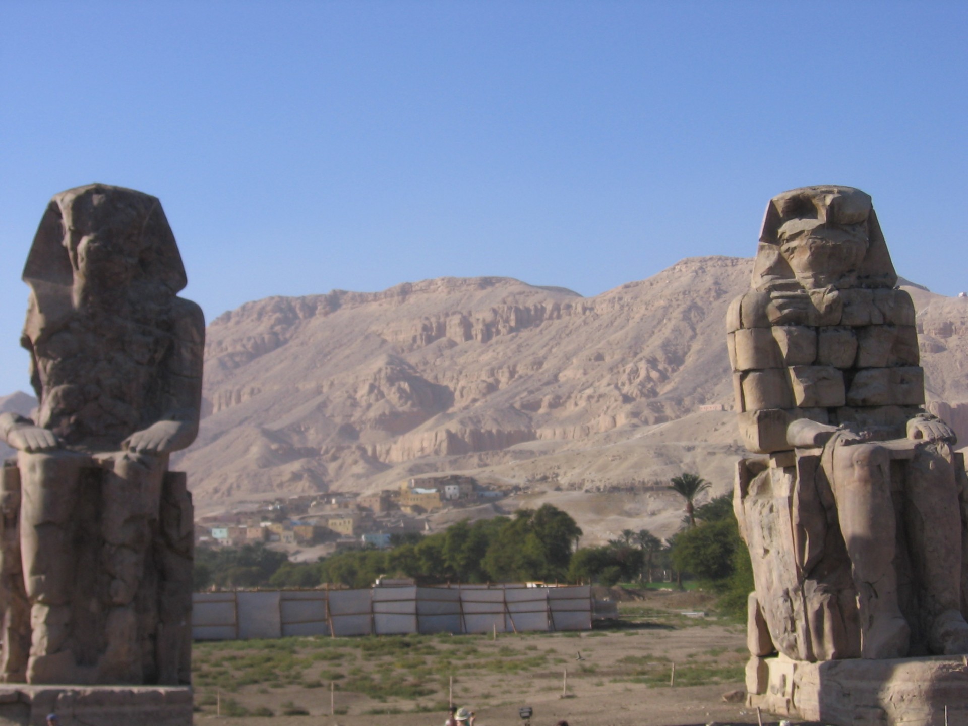 Memnon,  Luxor,  Egiptas,  Colosiai Iš Memnono, Nemokamos Nuotraukos,  Nemokama Licenzija