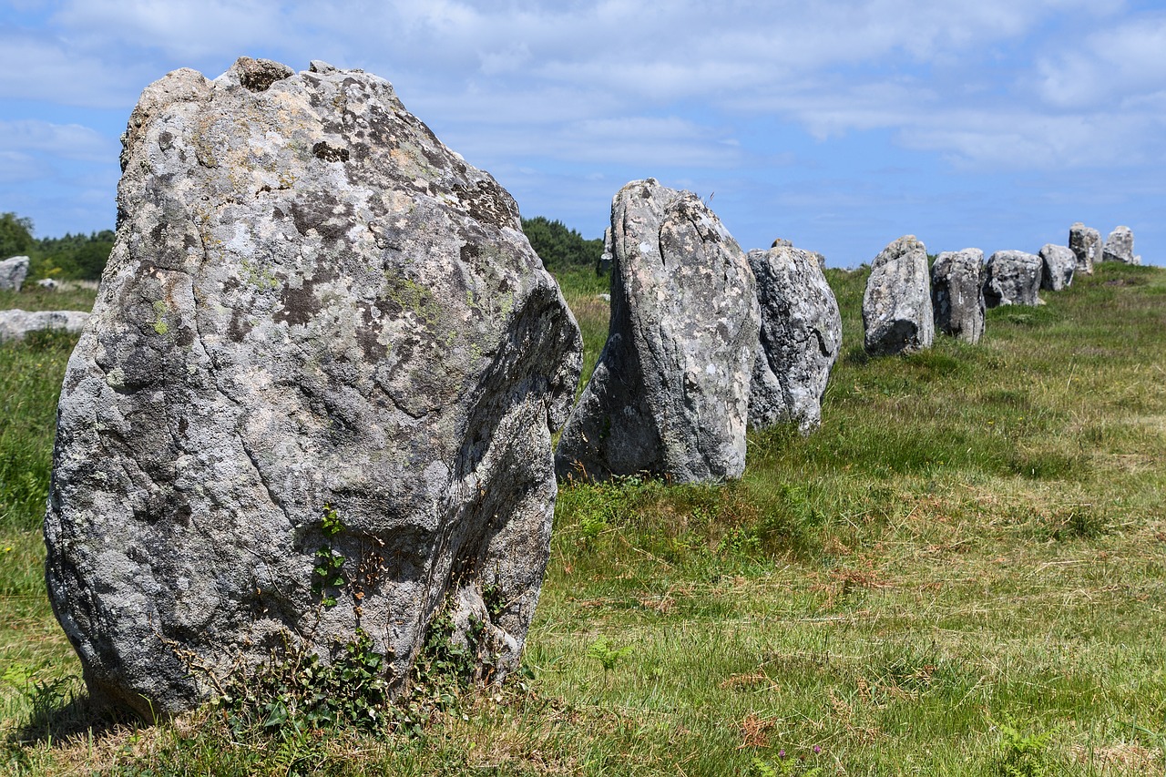 Menhiras, Pierre, Carnac, Ménec Derinimas, Brittany, Mégalithisme, Nemokamos Nuotraukos,  Nemokama Licenzija