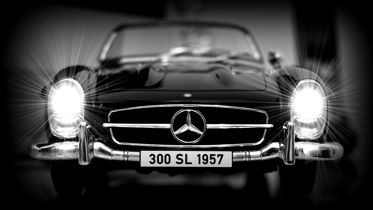 Mercedes, Automobilis, Automatinis, Variklis, Prabanga, Dizainas, Automobiliai, Ribotas, 300 Sl, Automobilis