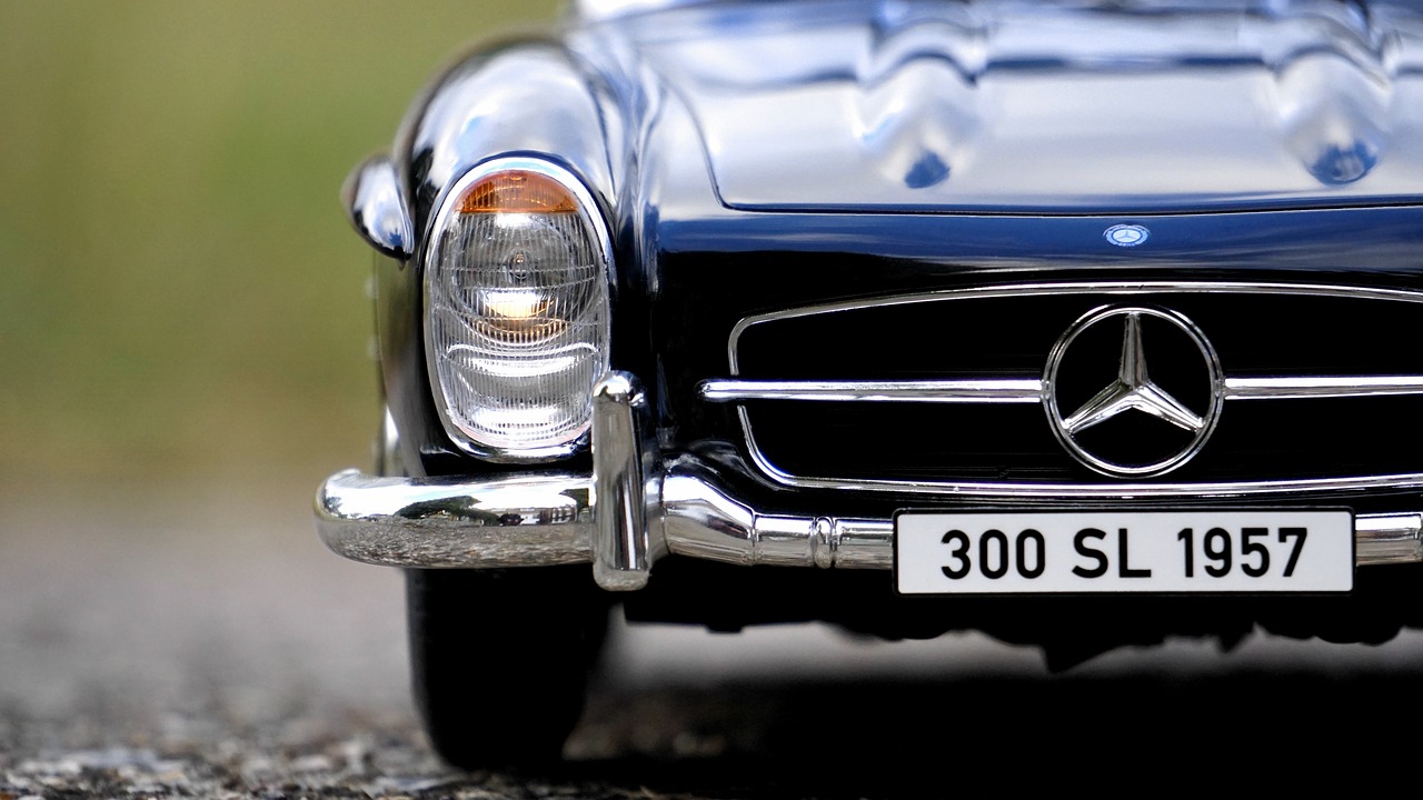 Mercedes, Automobilis, Automatinis, Variklis, Prabanga, Dizainas, Automobiliai, Ribotas, 300 Sl, Automobilis