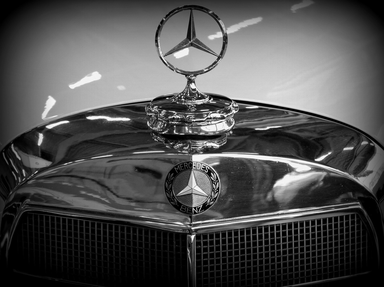 Mercedes, Benz, Kabrioletas, Klasikinis, Mercedes Benz, Oldtimer, Automatinis, Žvaigždė, Elegantiškas, Priekinis