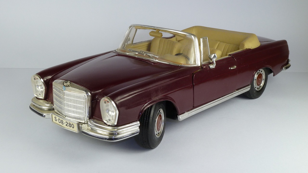 Mercedes,   280 Se,   Cabrio,   1967,   280Se,   Convertible,   1X18,   Model Car,   Maisto, Nemokamos Nuotraukos