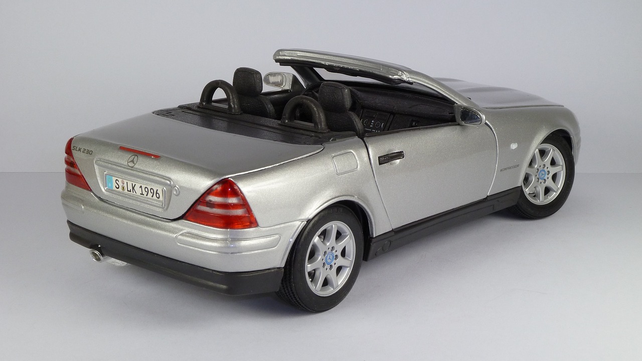Mercedes,   Slk,   230,   1996,   Cabrio,   Convertible,   1X18,   Model Car,   Maisto, Nemokamos Nuotraukos