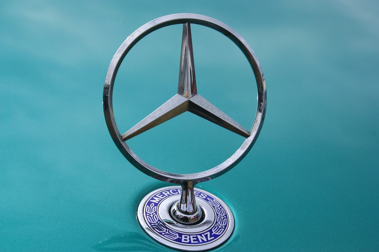 Mercedes, Logotipas, Ženklelis, Variklio Gaubtas, Klasikinis, Automobilis, Automobilis, Blizgantis, Retro, Gaubtas