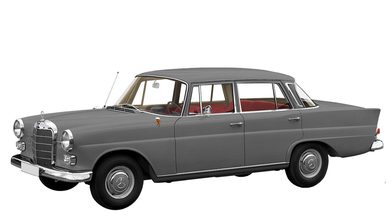 Mercedes Benz, 190D, Tipas W110, 1961-1965 M. Modeliniai Metai, Pelės Pilka, Limuzinas, Pkw, Ankstyvasis Laikotarpis, Dyzelinas, Automatinis