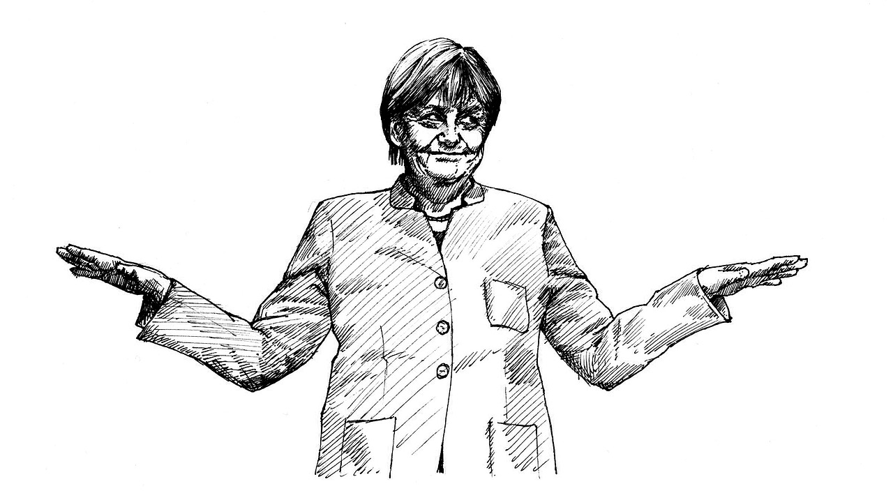 Merkel, Cdu, Partijos Susitarimas, Piešimas, Angela, Politikė, Mama, Kancleris, Pasirinkimas, Politika