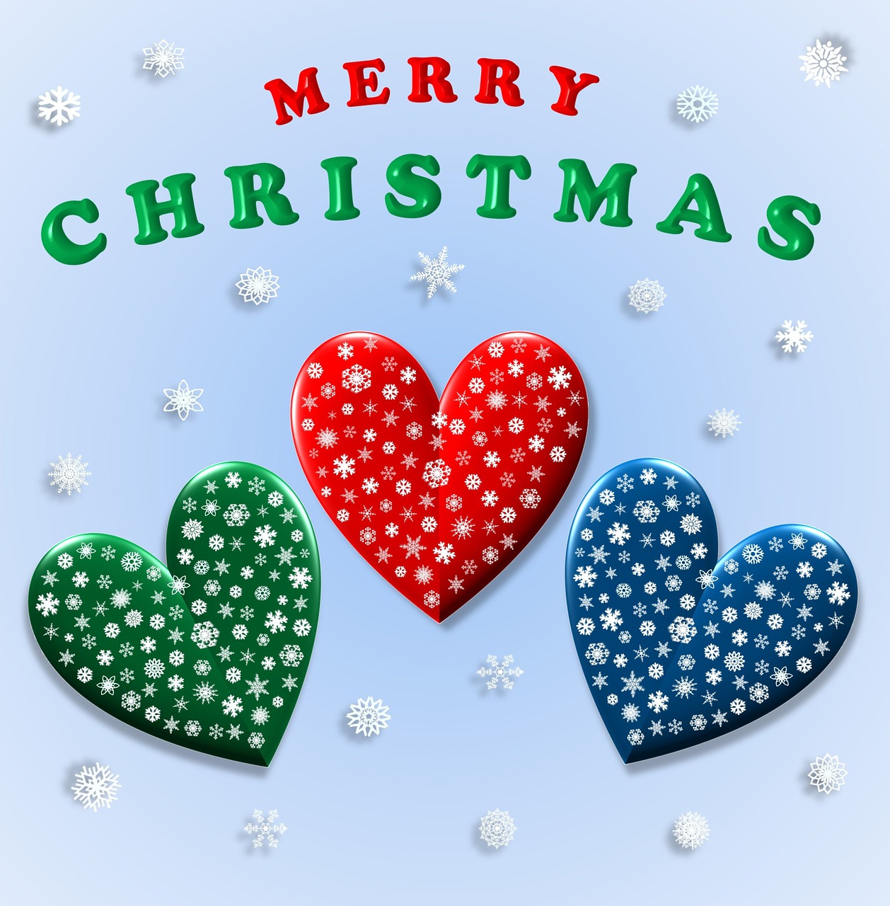 Linksmų Kalėdų, Širdis, Meilė, Snaigės, Tekstas, Pasveikinimas, Apdaila, Kortelė, Spausdinti, Žiema