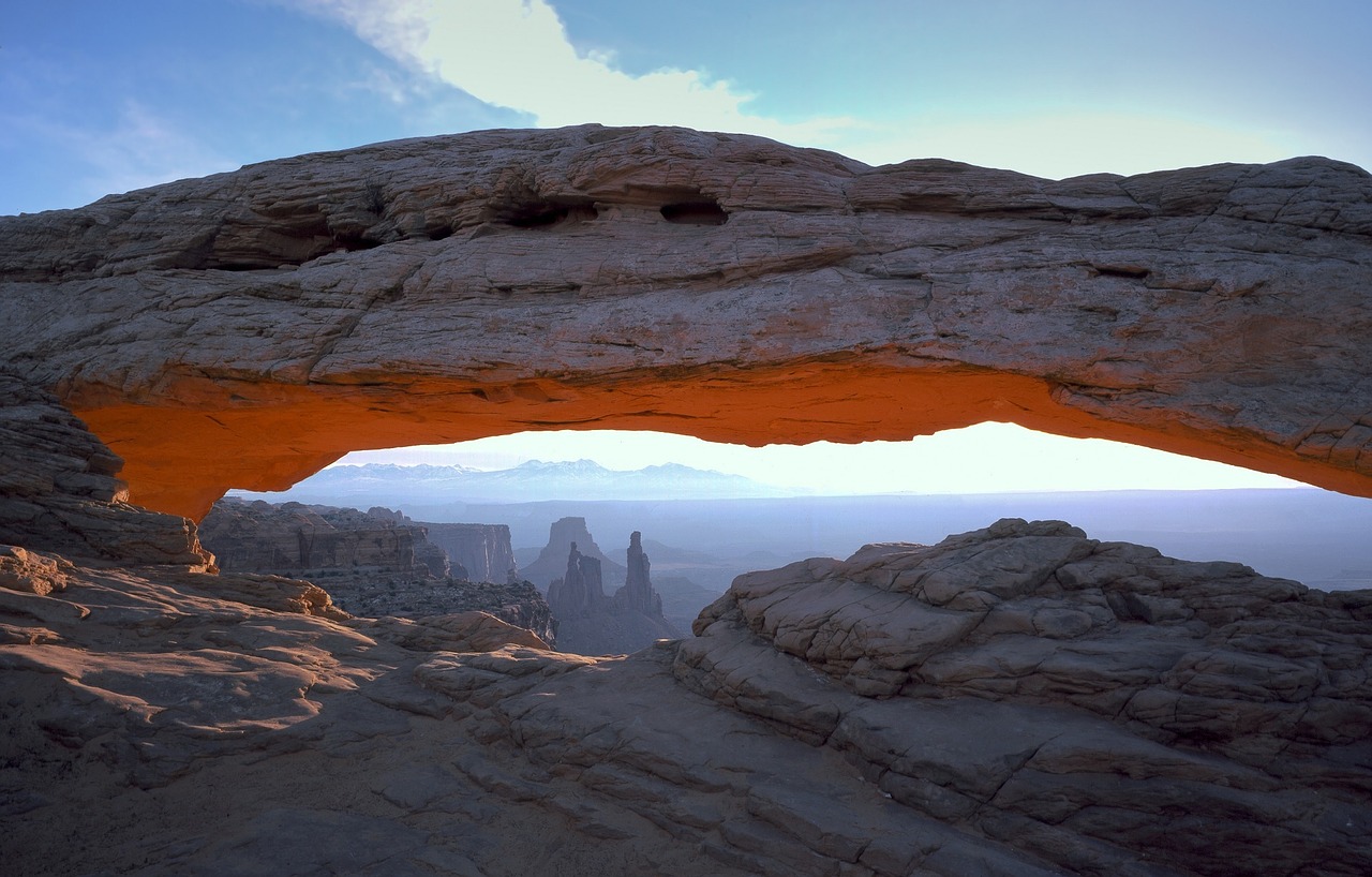 Mesa Arka, Akmuo, Saulėlydis, Kraštovaizdis, Vaizdingas, Rokas, Nacionalinis Parkas, Amerikietis, Geologija, Smiltainis