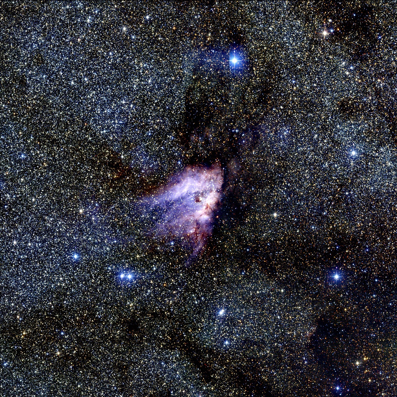 Messier 17, Tūslė, Erdvė, Žvaigždės, Žvaigždžių Grupė, Žvaigždynas, Astronominis Objektas, Dulkės, Dujos, Žvaigždžių Formavimas