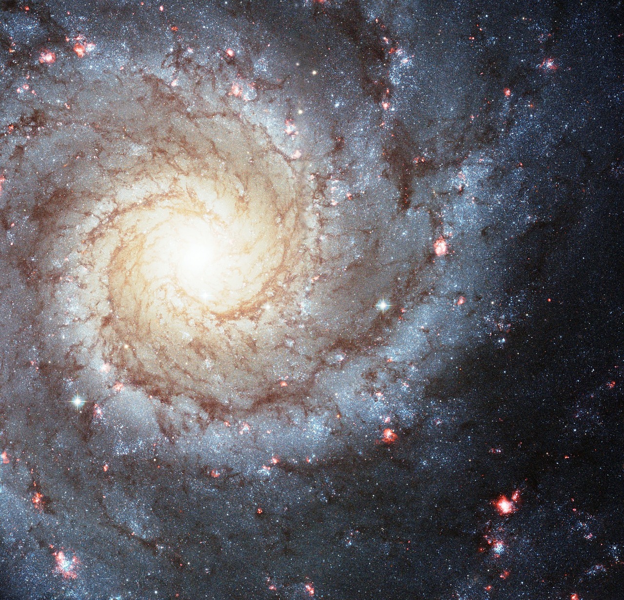 Messier 74, Ngc 628, Spiralinė Galaktika, Galaktika, Žvaigždėtas Dangus, Erdvė, Visata, Visi, Naktinis Dangus, Dangus
