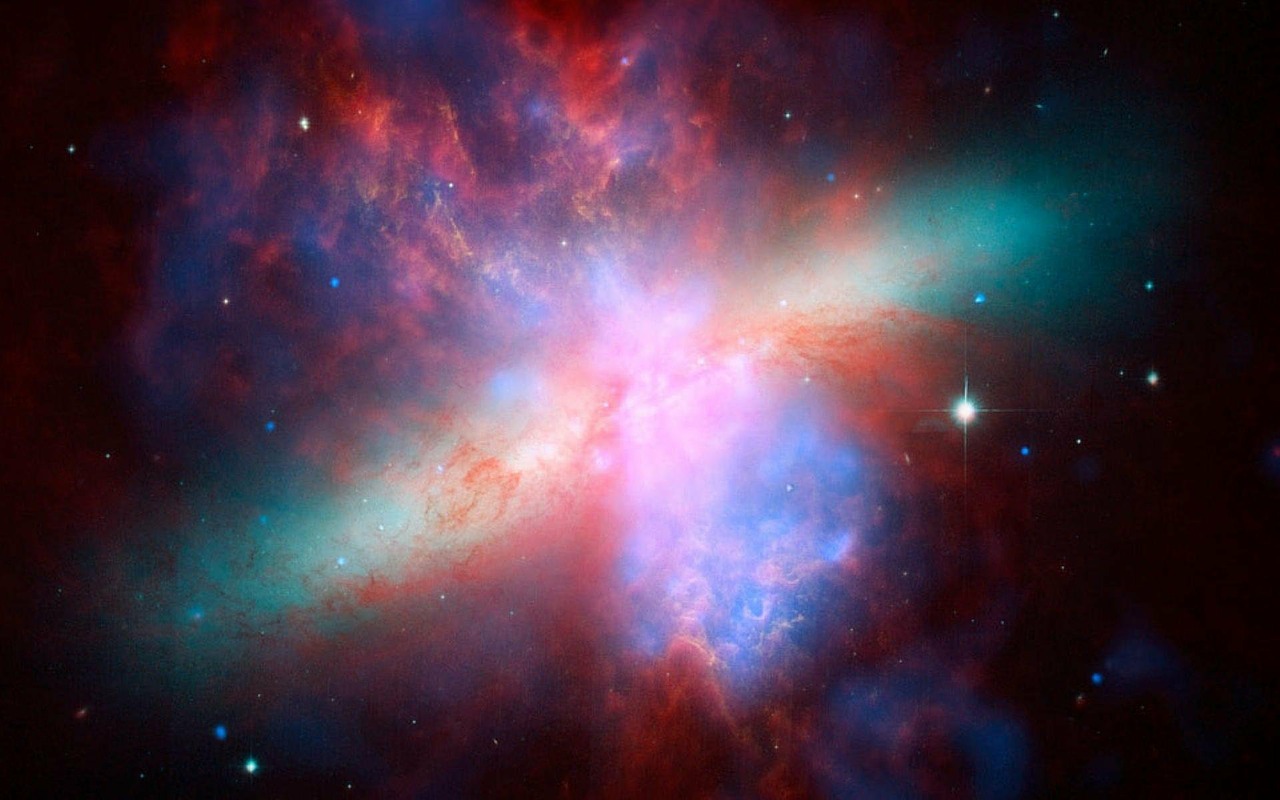 Messier 82, Ngc 3034, M82, Spiralinė Galaktika, Žvaigždynas Didelis Lokys, M 82, Netaisyklinga Galaktika, Žvaigždėtas Dangus, Erdvė, Visata