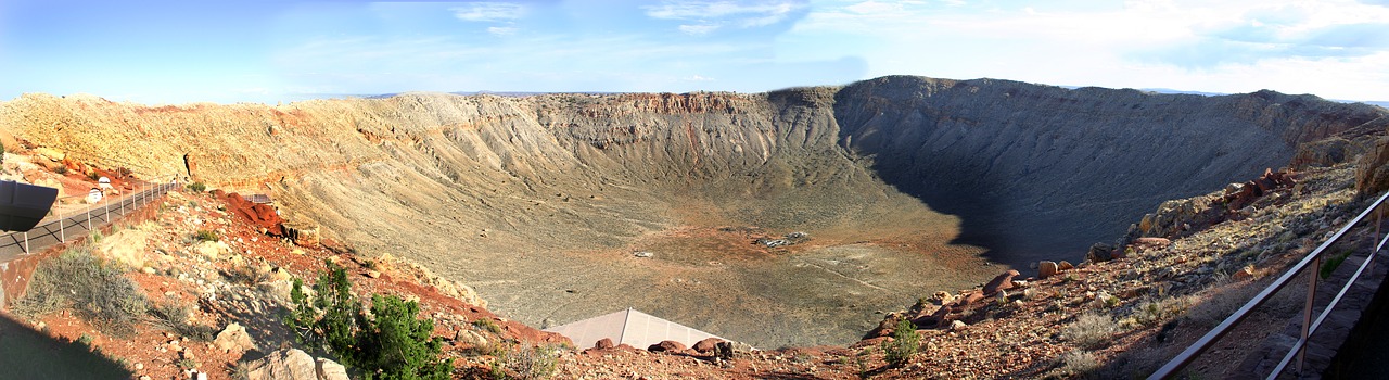 Meteor Crater Arizona, Meteoras, Krateris, Arizona, Dykuma, Meteoritas, Nemokamos Nuotraukos,  Nemokama Licenzija