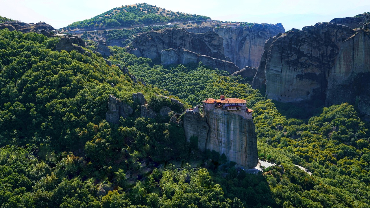 Meteora, Graikija, Vienuolynas, Akmenys, Įspūdingas, Graikų Kalba, Nemokamos Nuotraukos,  Nemokama Licenzija