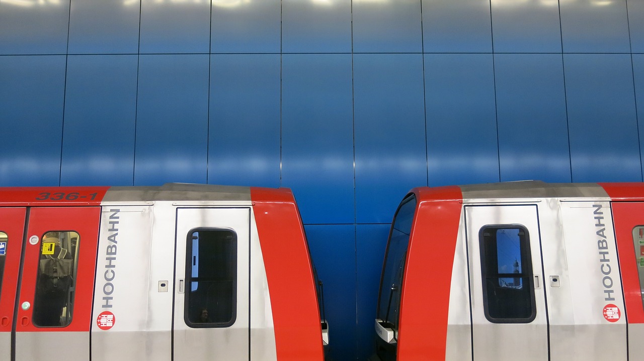 Metro, Line U4, Hamburgas, Hochbahn, Nemokamos Nuotraukos,  Nemokama Licenzija