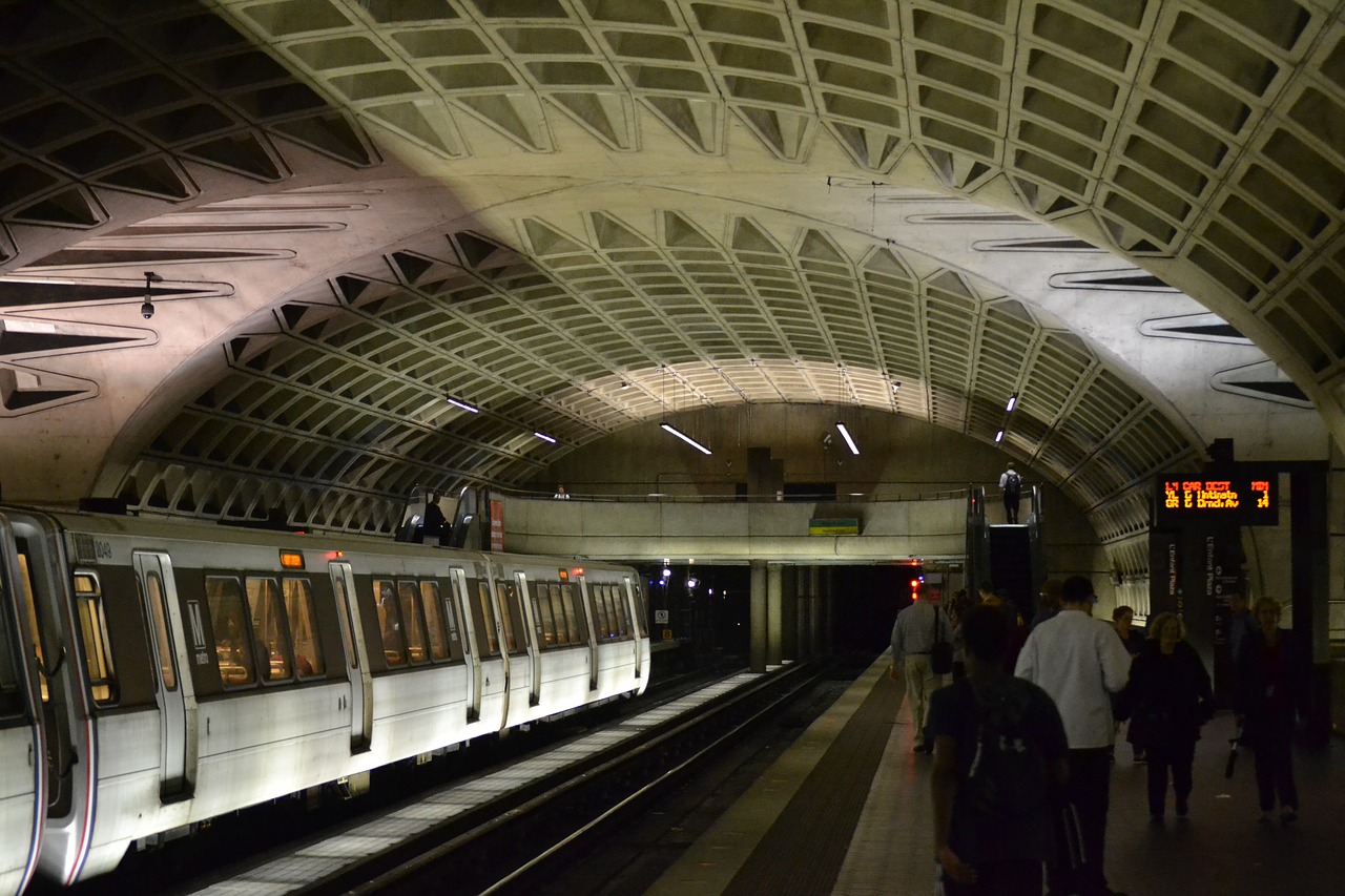 Metro, Vašingtonas, Dc, Stotis, Traukinys, Gabenimas, Kelionė, Architektūra, Metro, Geležinkelis