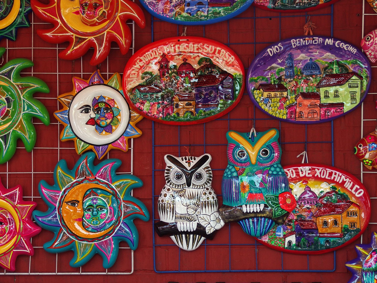 Meksika, Xochimilco, Turgus, Amatai, Etninis, Keramikos Gaminiai, Keramika, Spalva, Nemokamos Nuotraukos,  Nemokama Licenzija