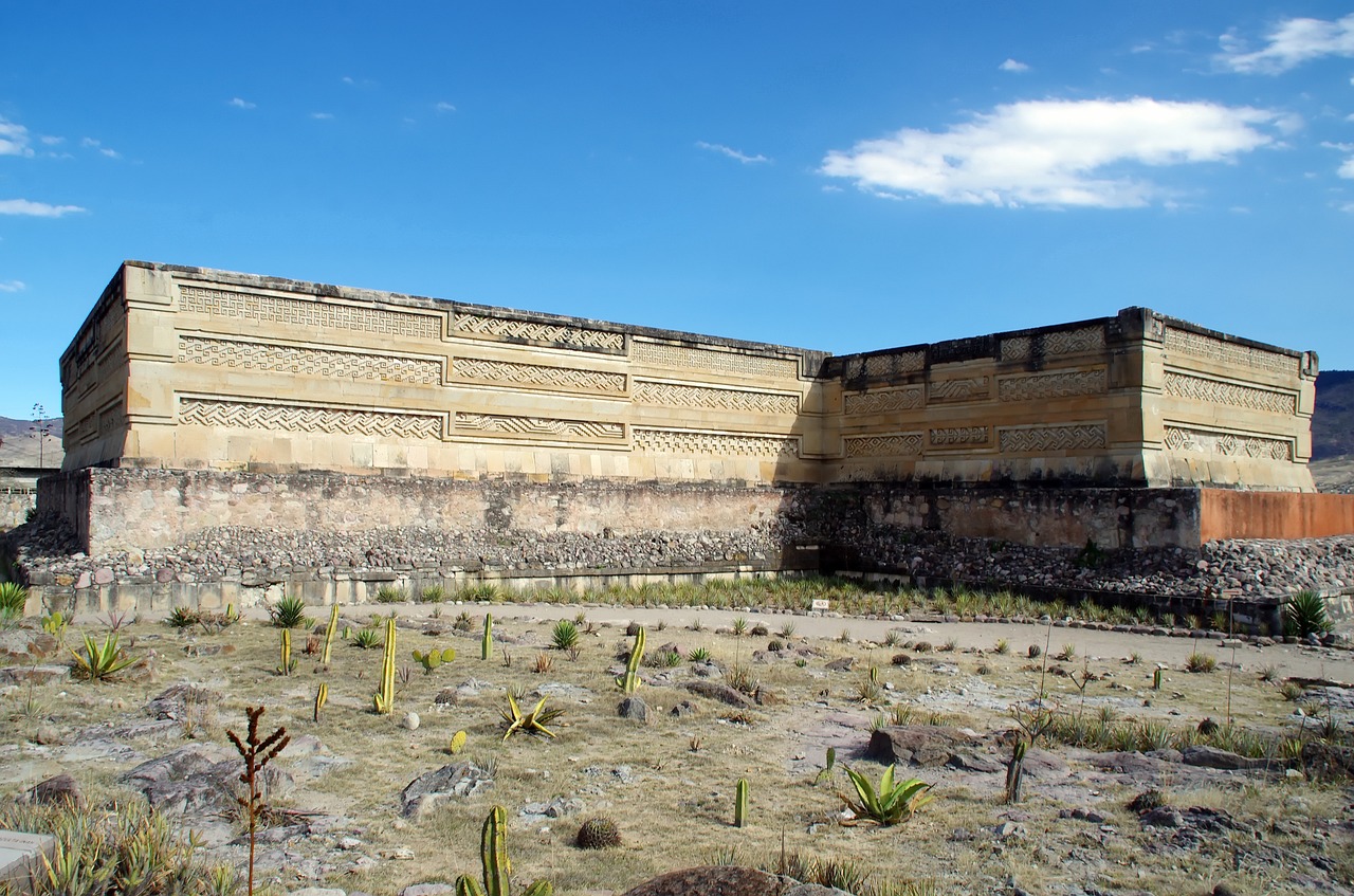 Meksika, Mitla, Mixtec, Zapotec, Archeologija, Graikų Kalba, Apdaila, Garbinimo Vieta, Šventykla, Nemokamos Nuotraukos