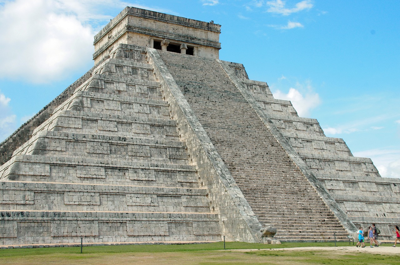 Meksika, Chichen Itza, Piramidė, Maya, Castillo, Griuvėsiai, Nemokamos Nuotraukos,  Nemokama Licenzija