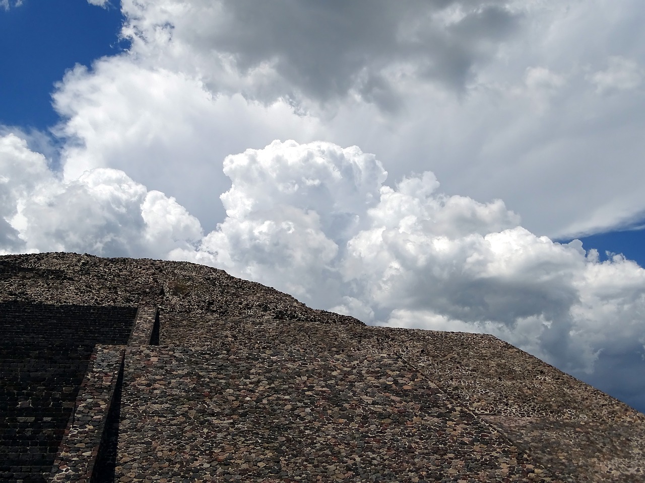Meksika, Teotihuacanas, Mėnulio Piramidė, Mesoamérica, Kultūra, Archeologija, Istorinė Svetainė, Priešspaniškas, Istorija, Akmuo