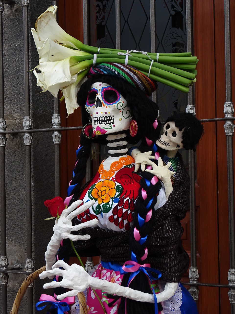 Meksika, Mirusiųjų Diena, Tradicija, Katrina, Amatai, Populiarūs Festivaliai, Mirtis, Moterys, Spalva, Siūlyti