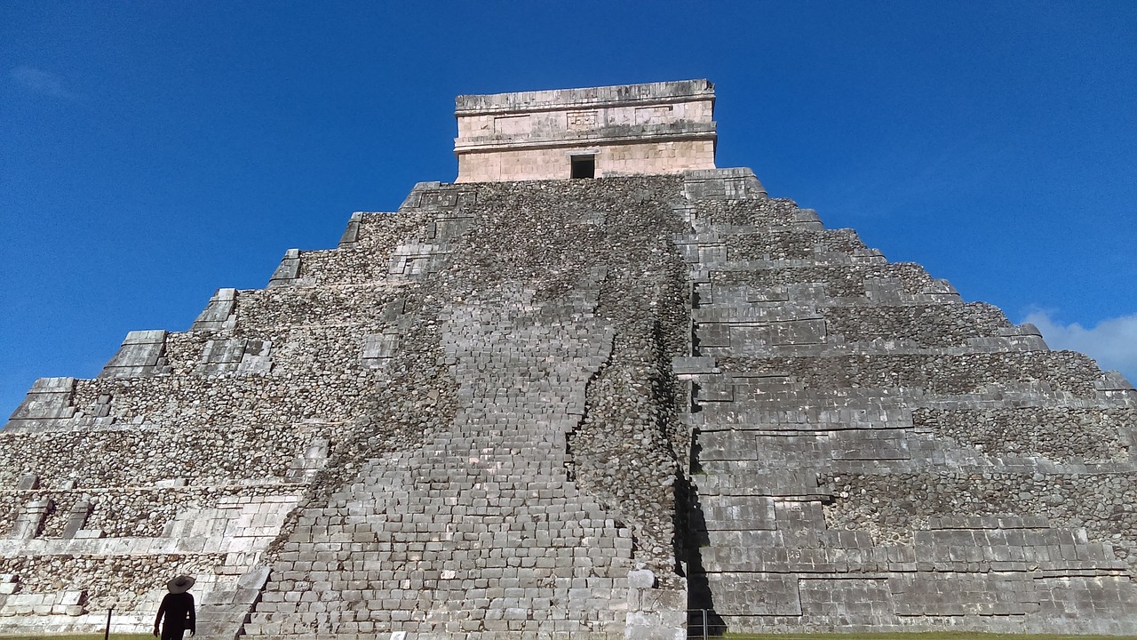 Chichen Itza, Piramidė, Meksika, Šventykla, Aztec, Nemokamos Nuotraukos,  Nemokama Licenzija