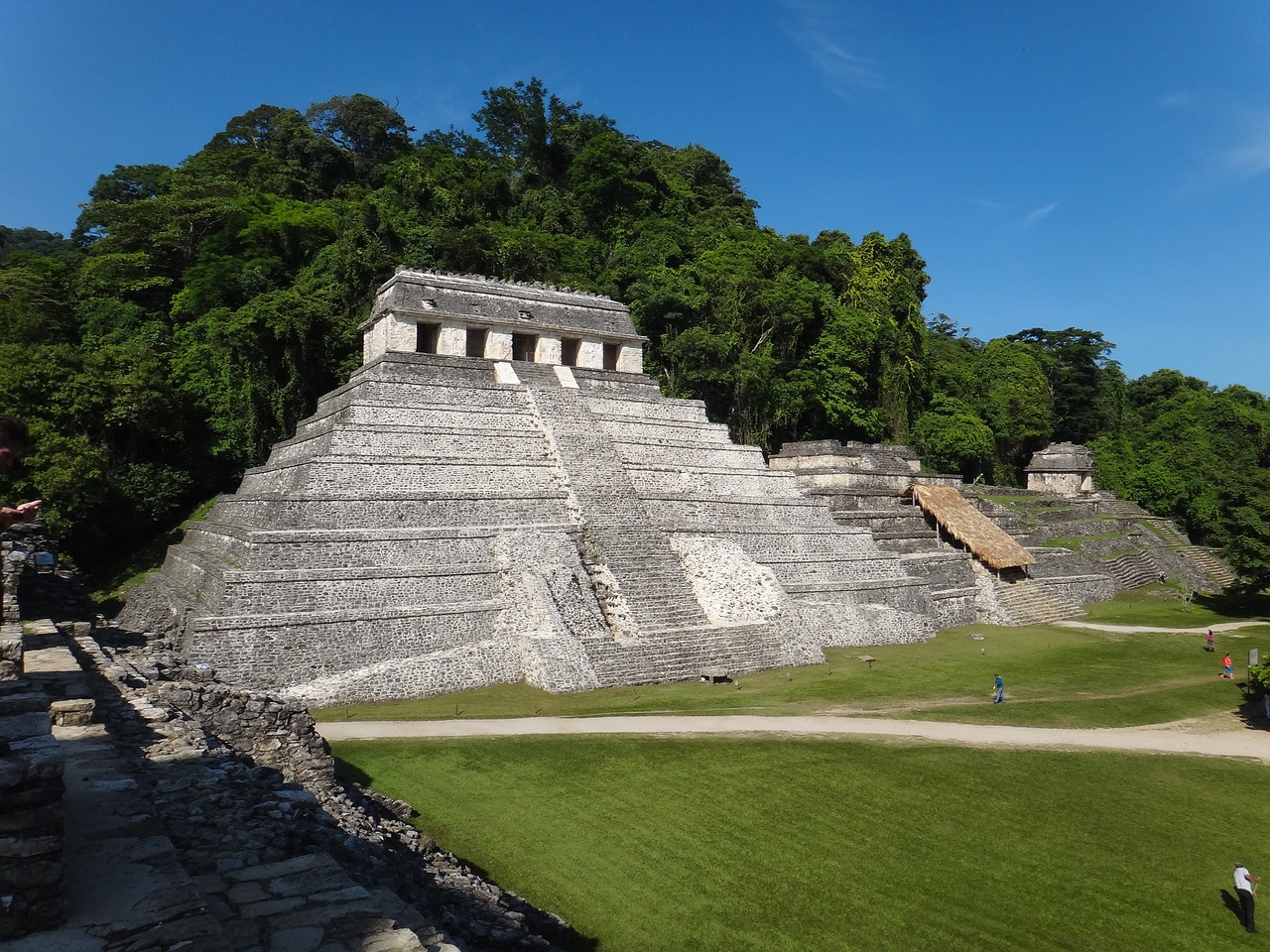 Meksika, Šventykla, Palenque, Džiunglės, Žalias, Centrinė Amerika, Gamta, Atogrąžų Miškai, Mistinis, Maja
