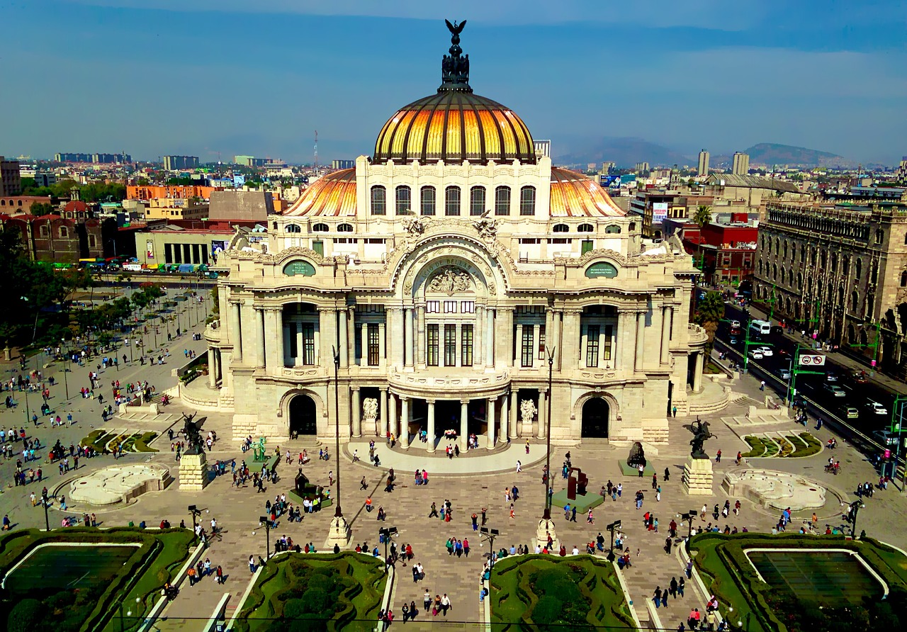 Meksika, Df, Muziejus, Vaizduojamasis Menas, Architektūra, Kraštovaizdis, Miestas, Turistinis, Pastatai, Turistų Atrakcijos