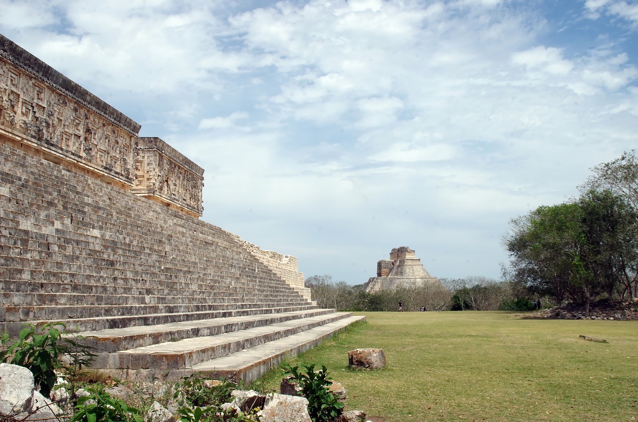 Meksika,  Uxmal,  Piramidė,  Maya,  Apvalus,  Griuvėsiai,  Civilizacija,  Architektūra,  Senovinis,  Terasa