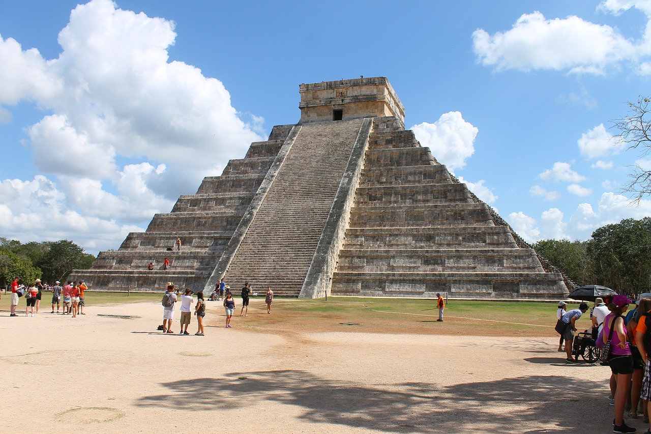 Meksika, Chichen Itza, Piramidė, Kukulcan, Nemokamos Nuotraukos,  Nemokama Licenzija