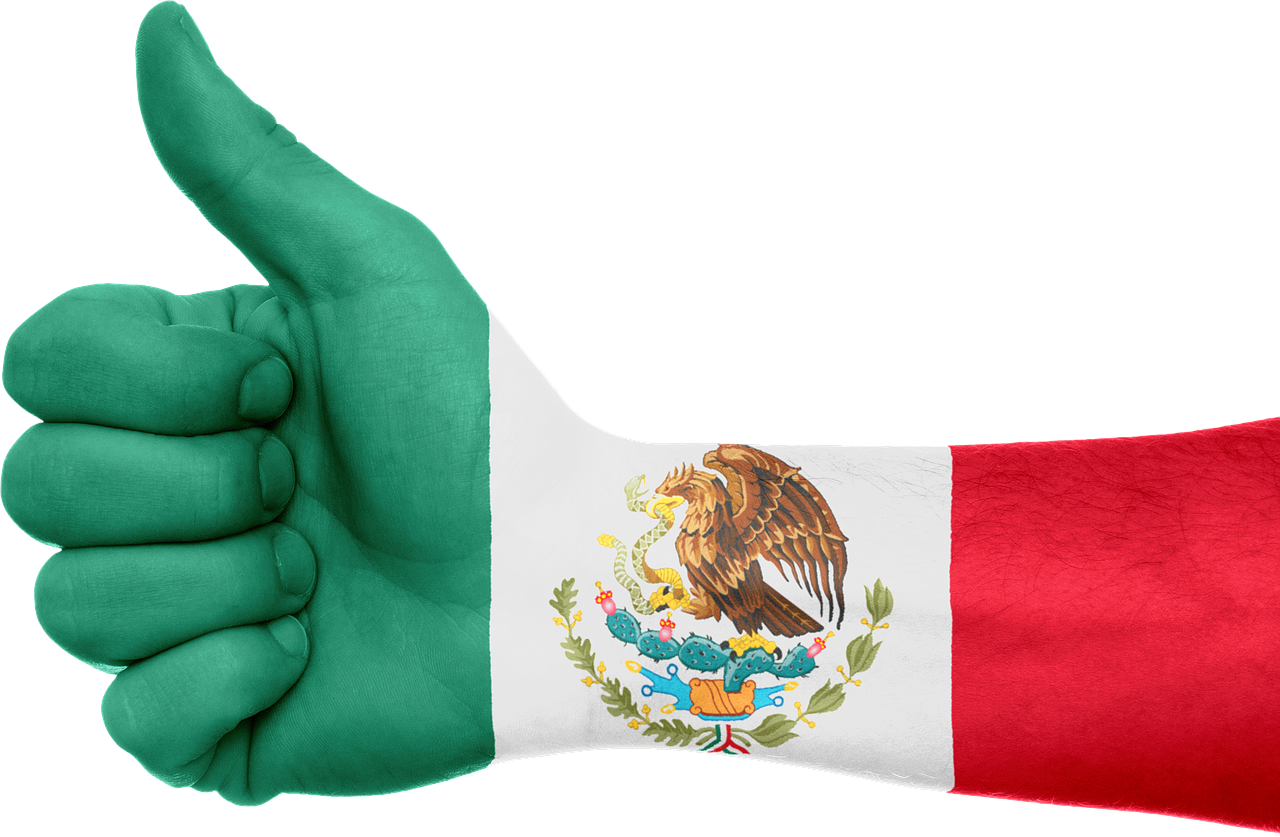 Meksika, Vėliava, Ranka, Nacionalinis, Pasididžiavimas, Nykščiai Aukštyn, Patriotinis, Patriotizmas, Meksikietis, Pirštai