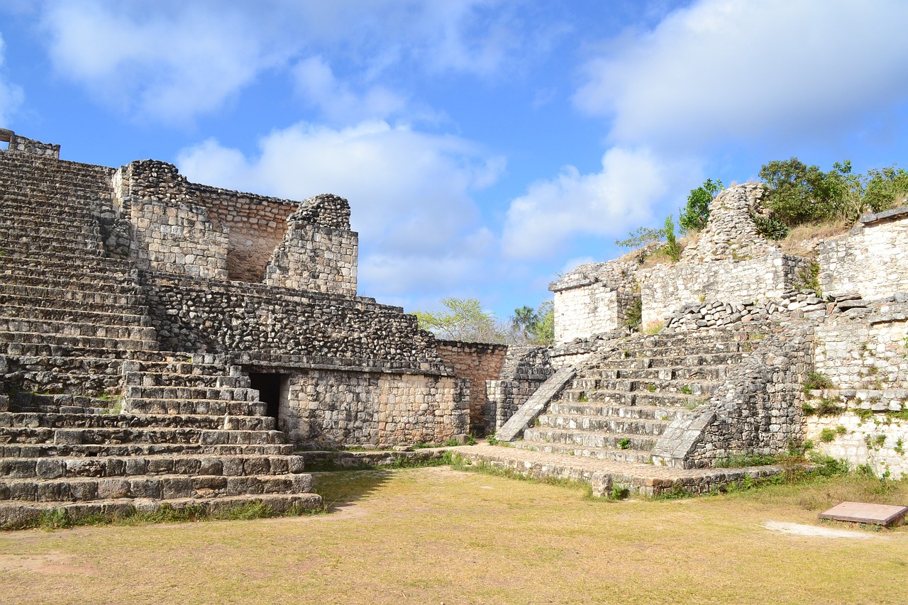 Meksika, Piramidė, Maya, Quintana Roo, Nemokamos Nuotraukos,  Nemokama Licenzija