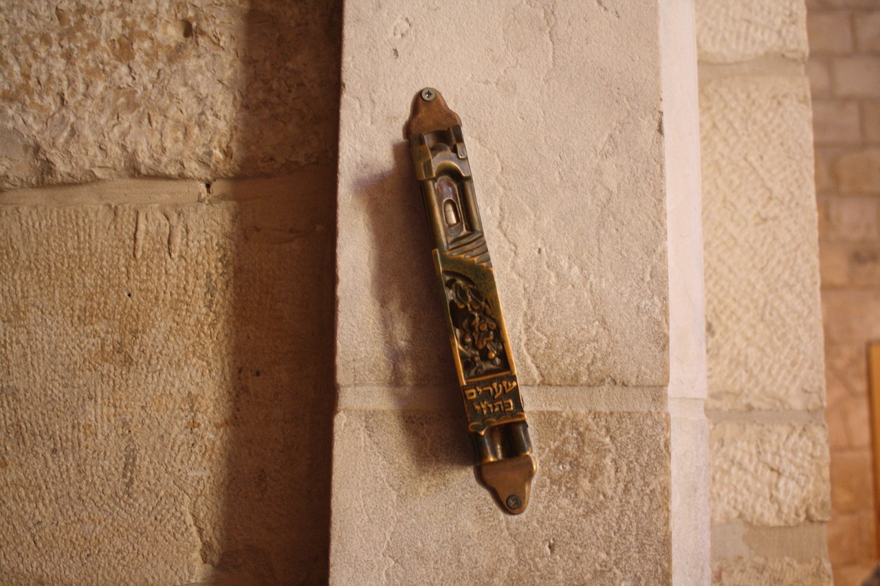 Mezuzah, Judaizmas, Izraelis, Jeruzalė, Durų, Tradicija, Jew, Jėzus, Simbolis, Religija