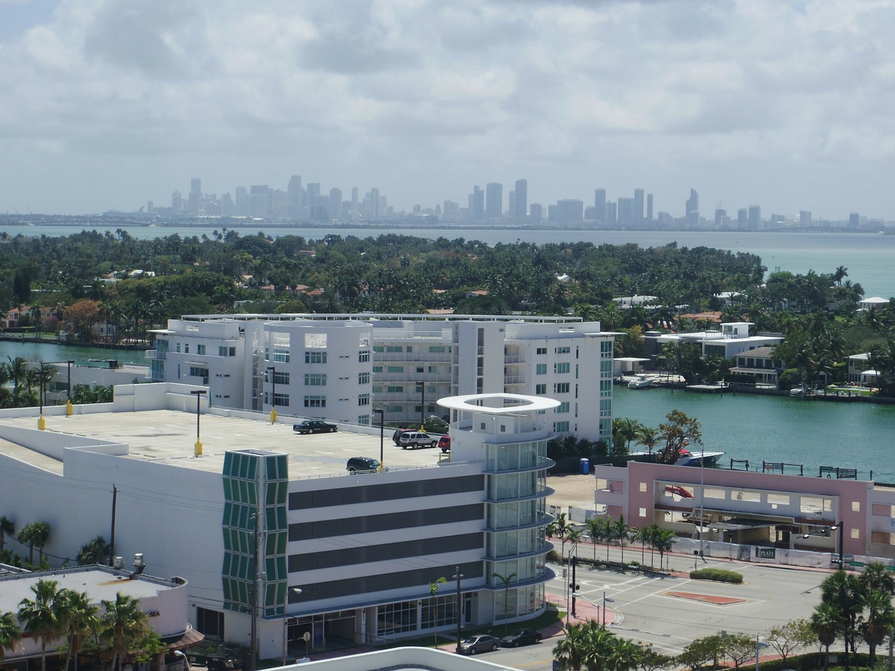 Miami, Majamio Paplūdimys, Florida, Architektūra, Panorama, Miestas, Miesto Panorama, Bokštas, Dangoraižis, Orientyras