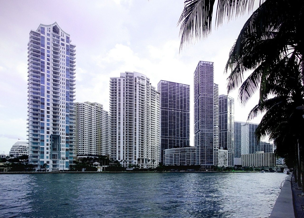 Miami, Dangoraižiai, Centro, Usa, Miamo Centras, Bayfront Parkas, Miestas, Miesto, Florida, Amerikietis