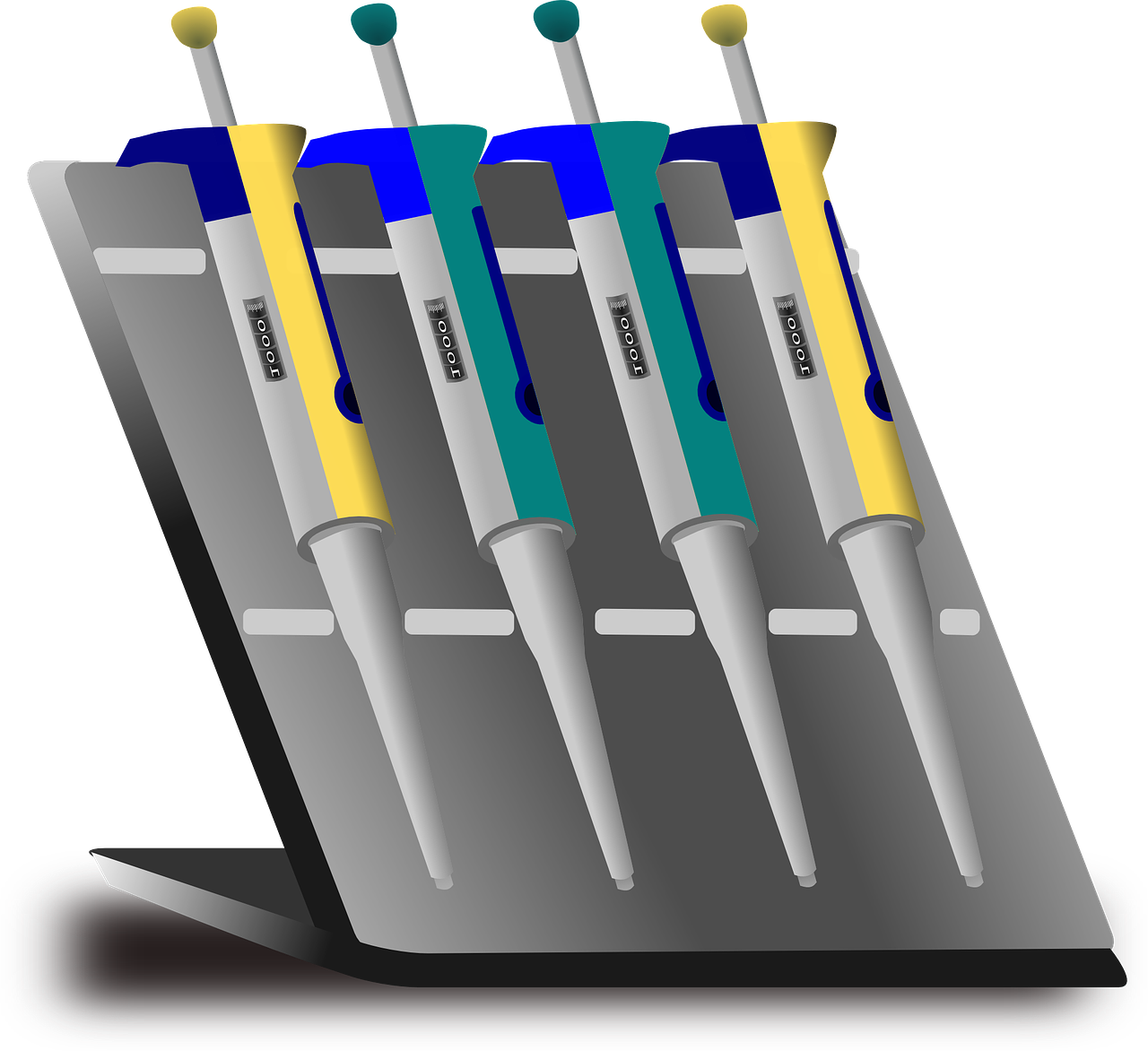 Mikro-Pipetės, Pipetės, Tyrimai, Mokslas, Stovėti, Eppendorfas, Nemokama Vektorinė Grafika, Nemokamos Nuotraukos,  Nemokama Licenzija