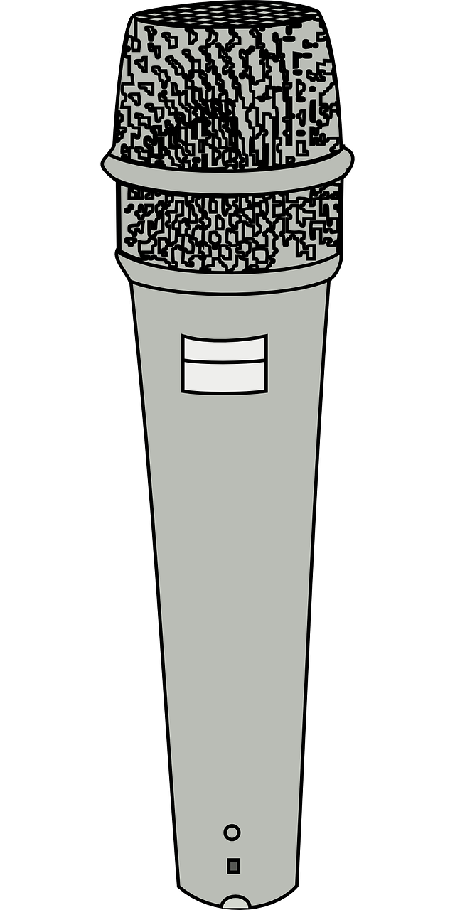 Mikrofonas, Įrašymas, Vokalistas, Kalba, Mikrofonas, Karaoke, Nemokama Vektorinė Grafika, Nemokamos Nuotraukos,  Nemokama Licenzija