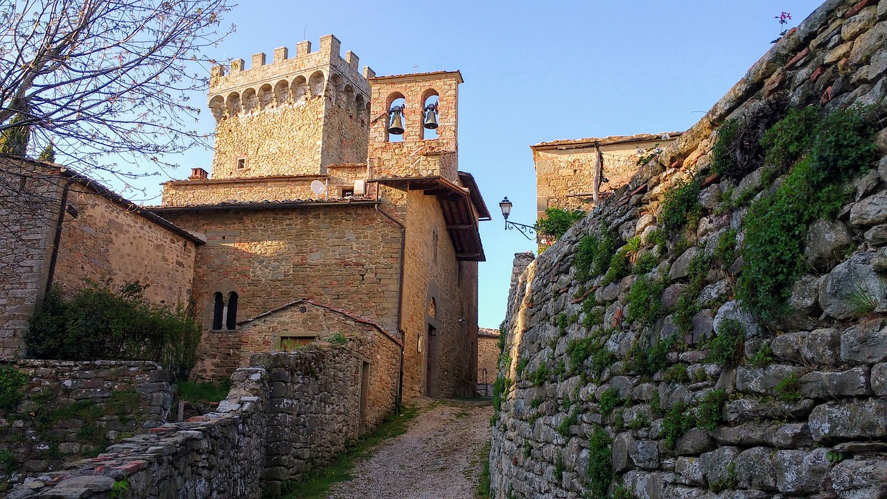 Viduramžiai, Borgo, Torre, Viduramžių, Toskana, Italy, Senovės, Nemokamos Nuotraukos,  Nemokama Licenzija