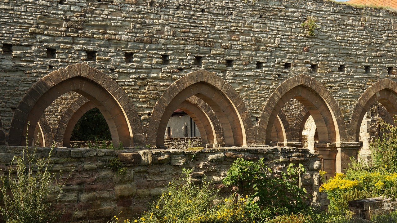 Viduramžiai, Sugadinti, Vienuolynas, Pastatas, Lankytinos Vietos, Turistų Atrakcijos, Memlebeno Abatija, Nemokamos Nuotraukos,  Nemokama Licenzija