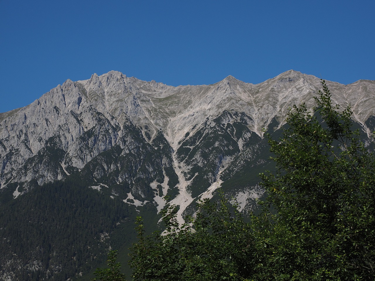 Mieminger Grandinė, Kalnų, Kalnai, Mieminger Kalnai, Mieminger Grandinė Vadinama, Šiaurinis Alpių Kalkakmenis, Rytų Alpės, Austria, Tyrol, Nemokamos Nuotraukos