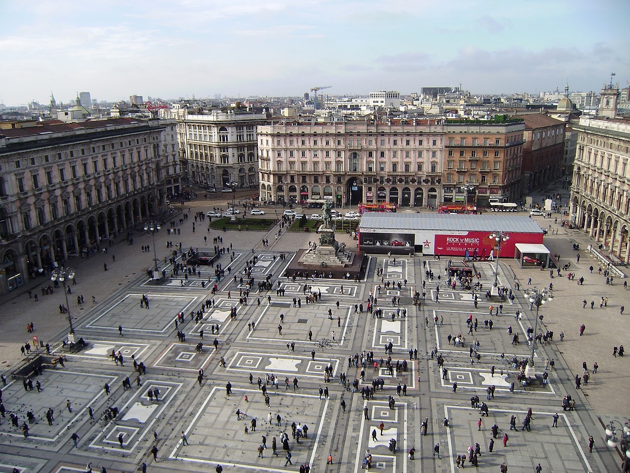 Milanas, Piazza, Duomo, Nemokamos Nuotraukos,  Nemokama Licenzija