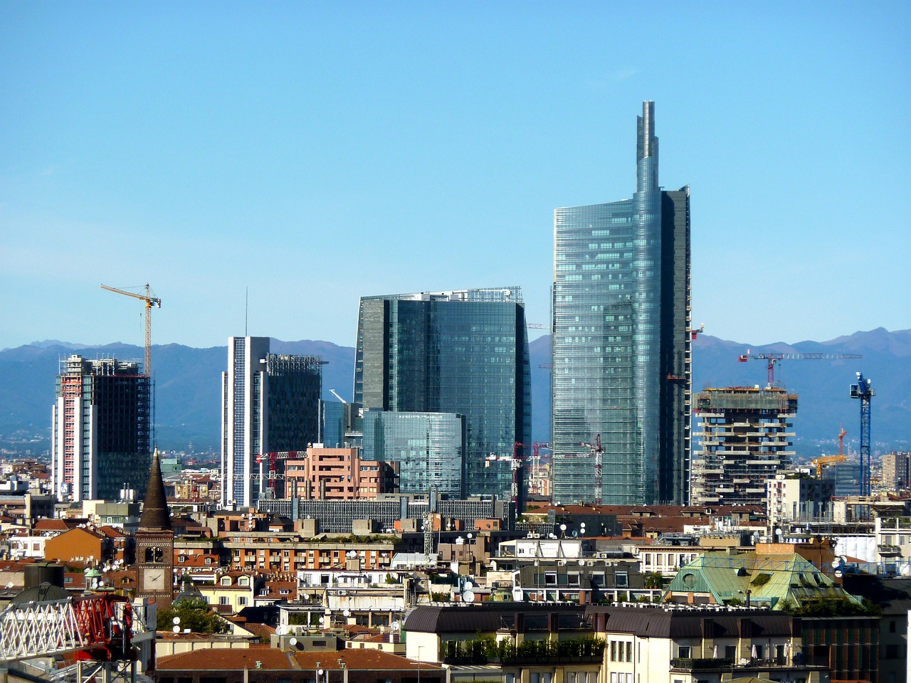 Milanas, Torre, Unicredit, Dangoraižiai, Nemokamos Nuotraukos,  Nemokama Licenzija