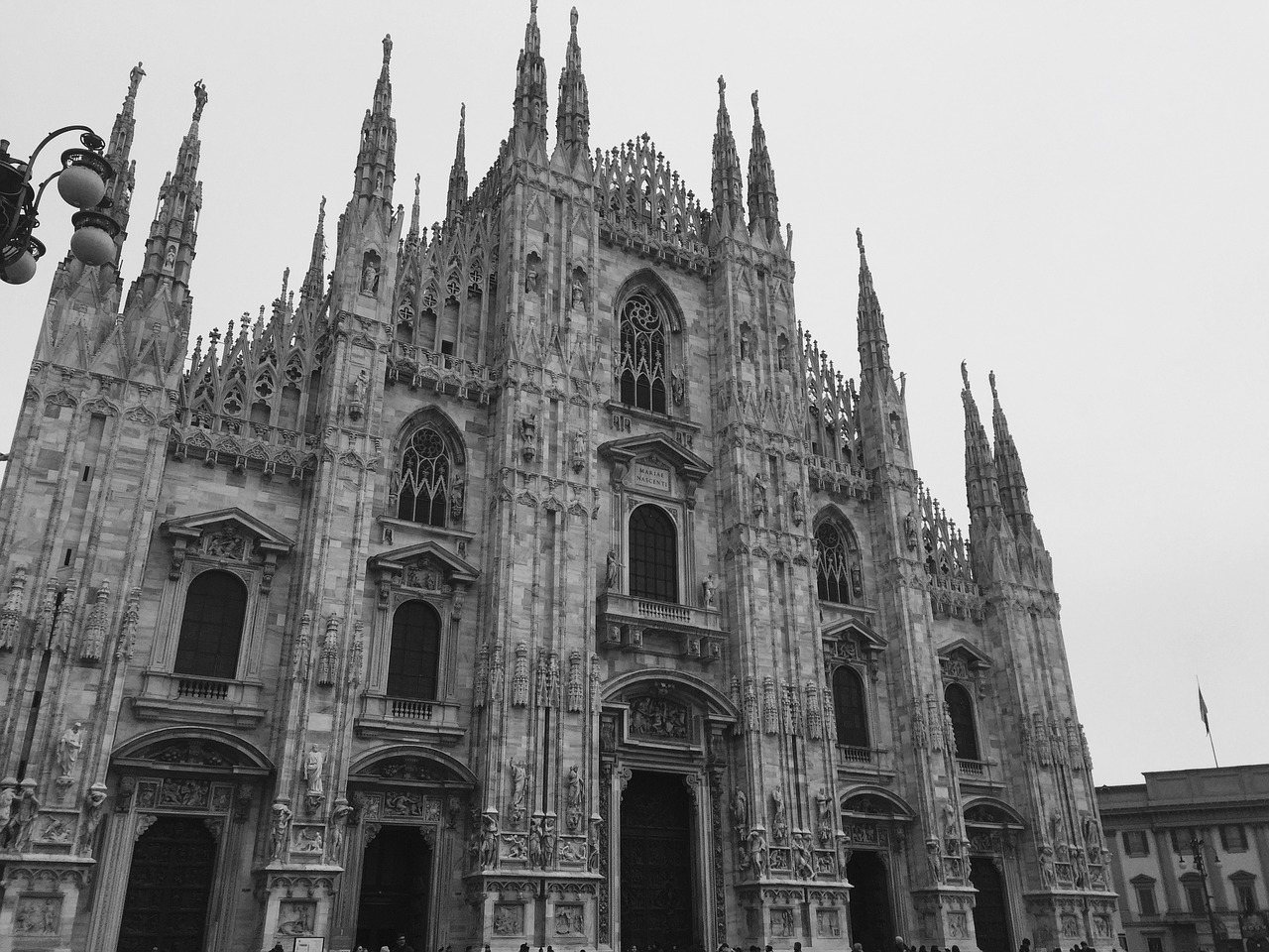 Milanas, Duomo, Architektūra, Italy, Kupolas, Istorija, Bažnyčia, Pastatas, Katedra, Senas