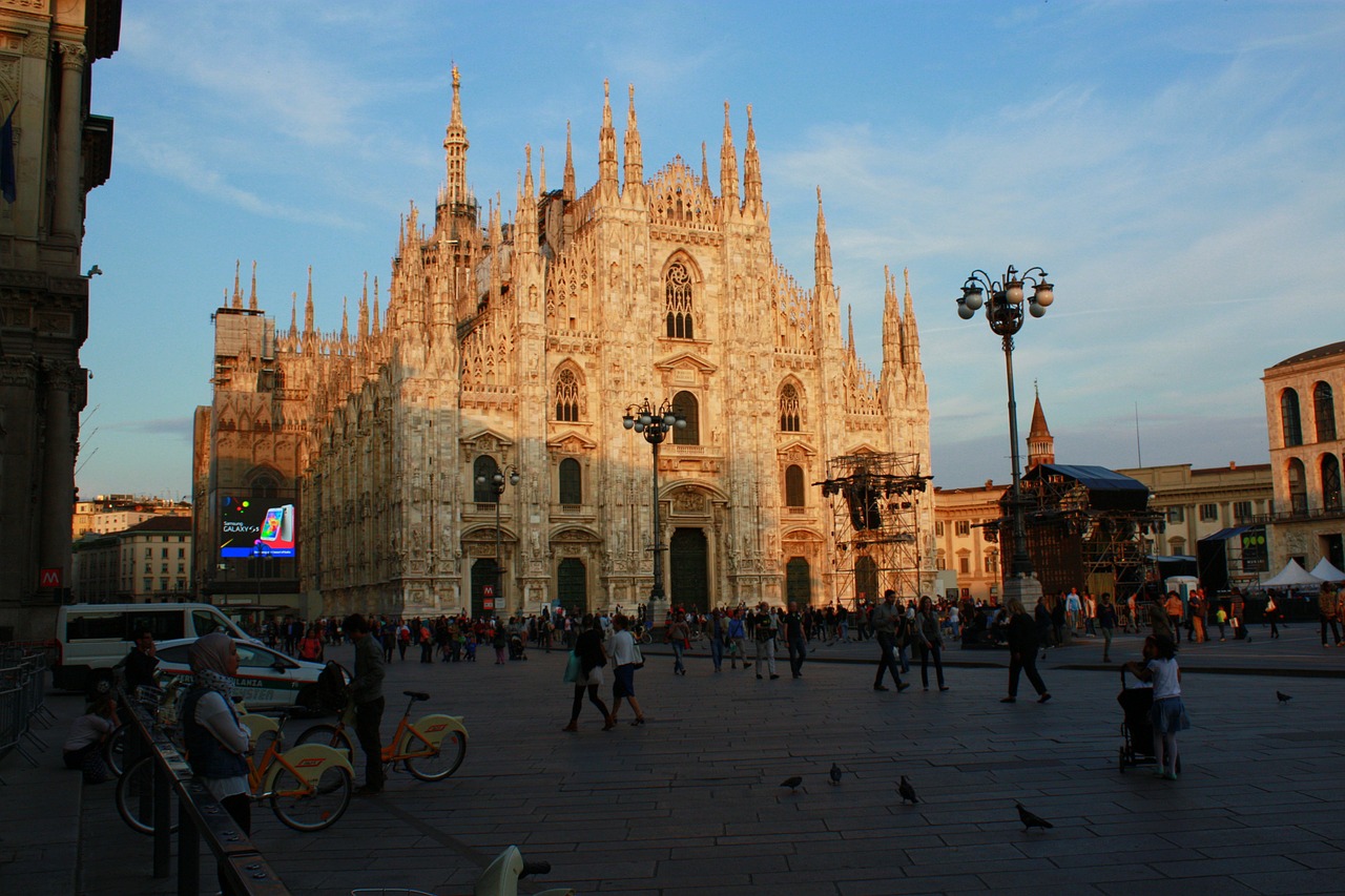 Milanas, Duomo, Italy, Katedra, Paminklas, Kupolas, Architektūra, Pastatas, Nemokamos Nuotraukos,  Nemokama Licenzija