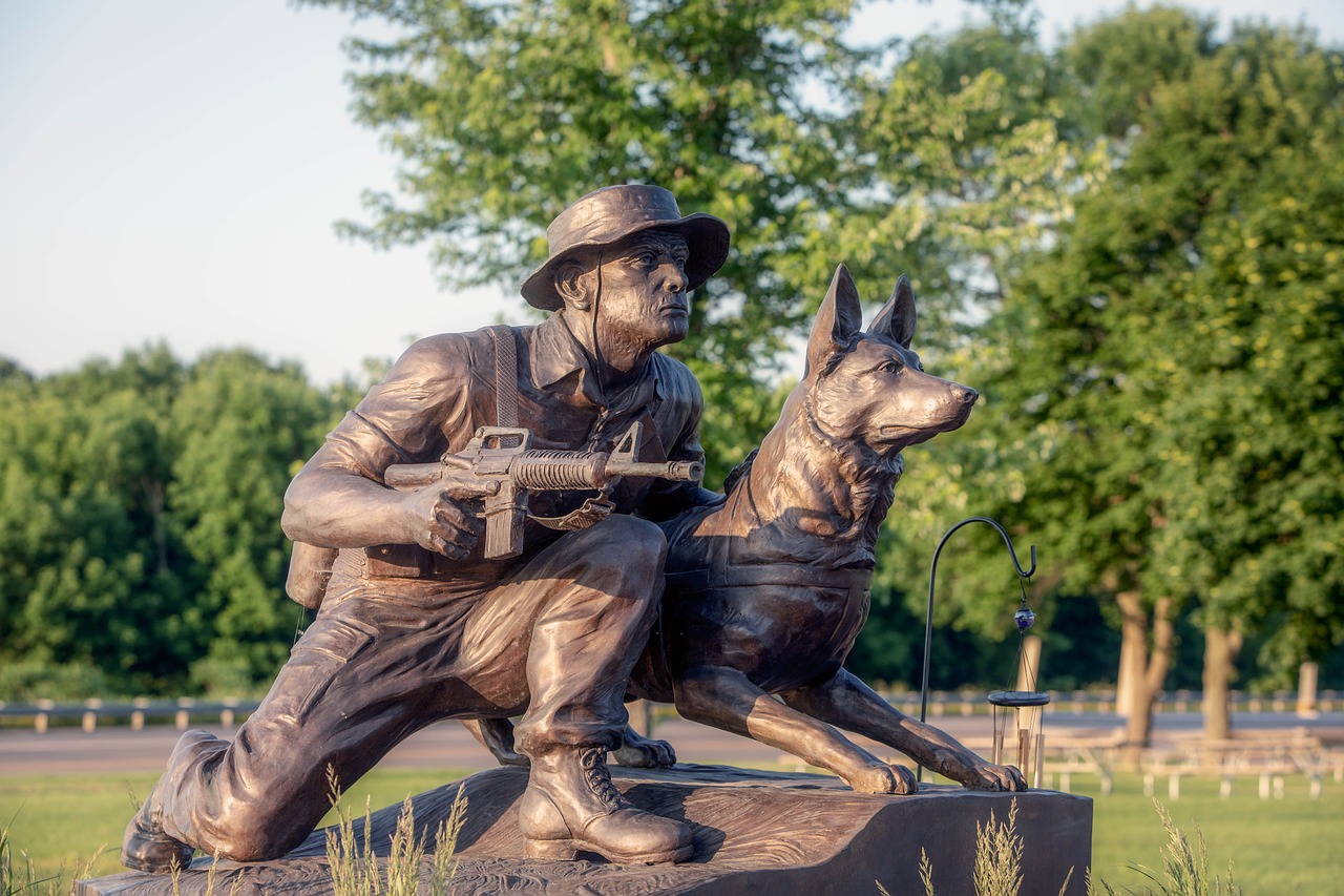 Karinė,  Darbo,  Šuo,  Duoklė,  Karas,  Šunų,  Memorial,  Wisconsin,  Neillsville,  Mūšis