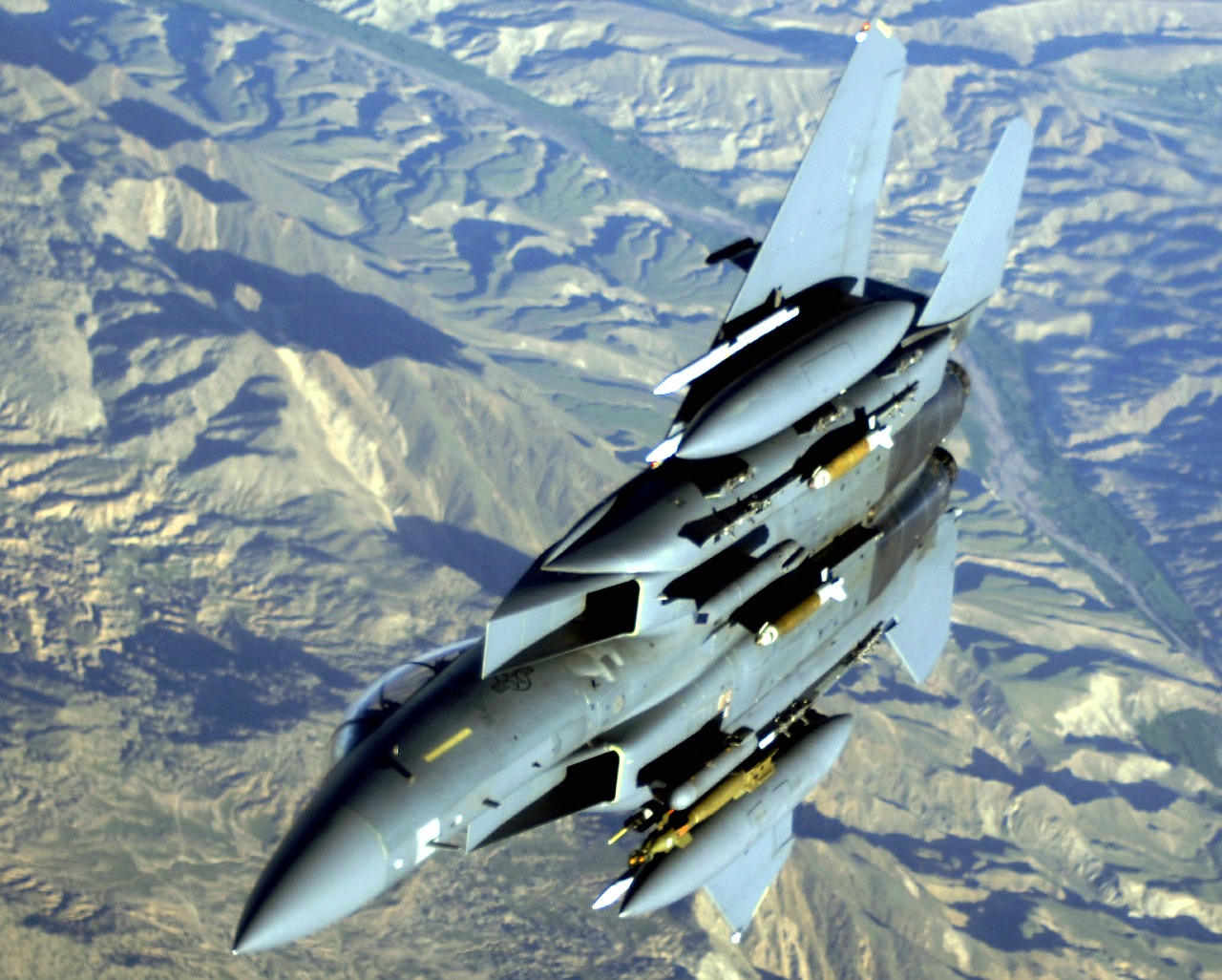 Karinės Jet, Kalnai, F-15, Skraidantis, Usa, Dangus, Lėktuvas, Orlaivis, Ore, Skrydis
