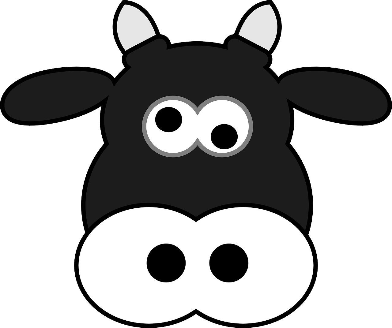 Pieno Karvė, Karvė, Melžėjas, Pieninė Karvė, Pienas, Galva, Animacinis Filmas, Ūkis, Gyvūnas, Galvijai