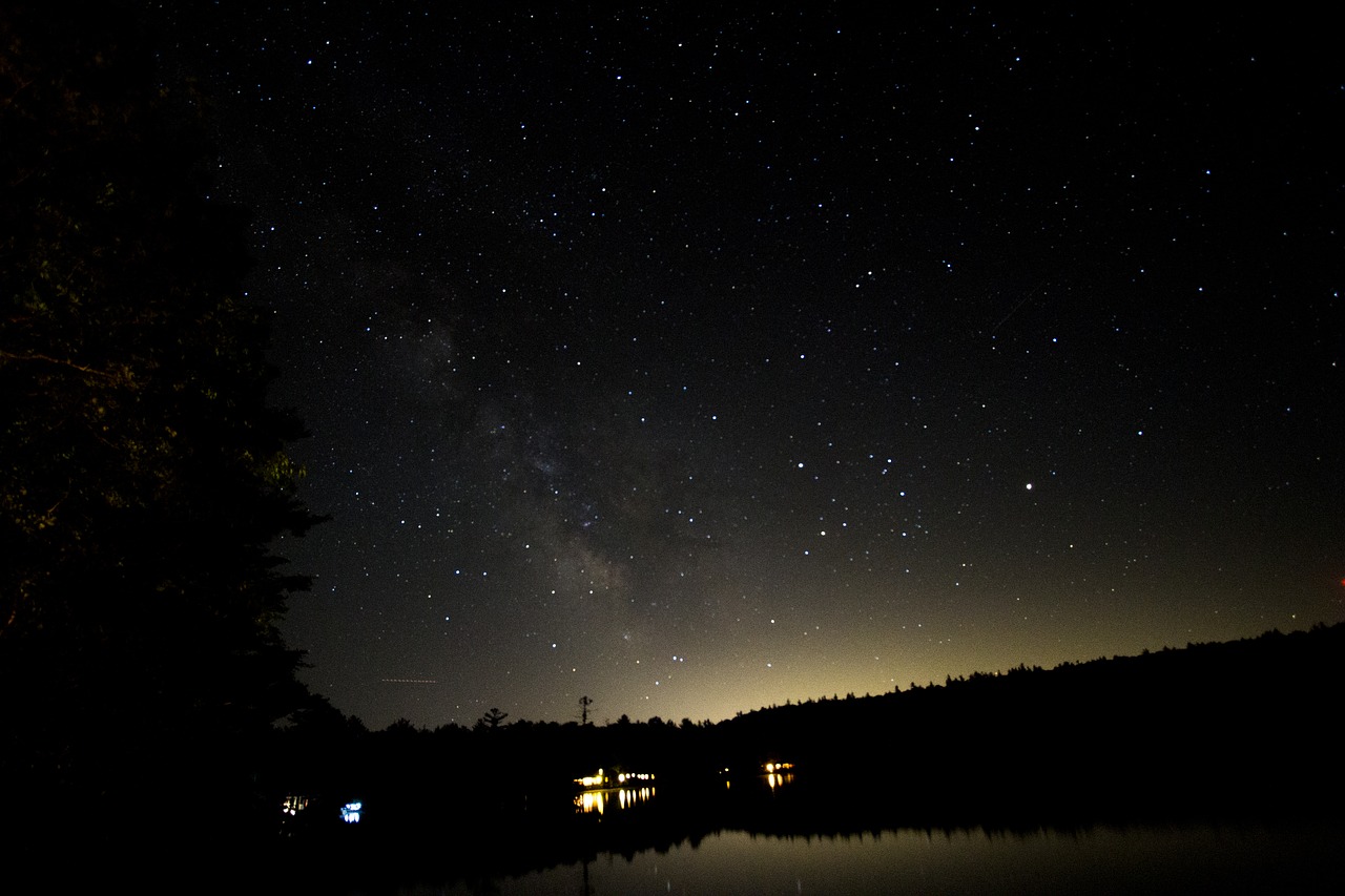 Paukščių Takas, Žvaigždės, Galaktika, Erdvė, Dangus, Kelias, Naktis, Pieniškas, Astronomija, Šviesa