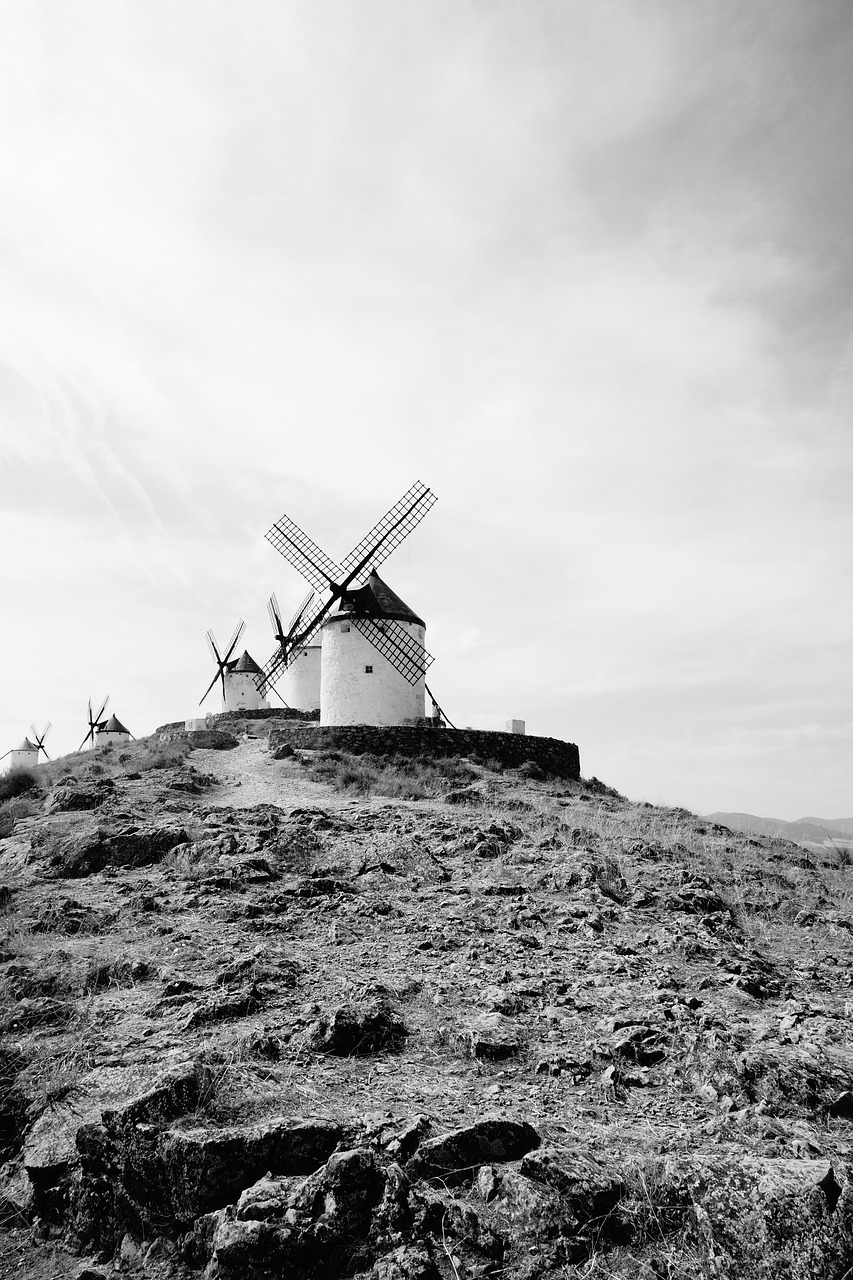 Malūnas, Andalūzija, Don Quixote, Nemokamos Nuotraukos,  Nemokama Licenzija