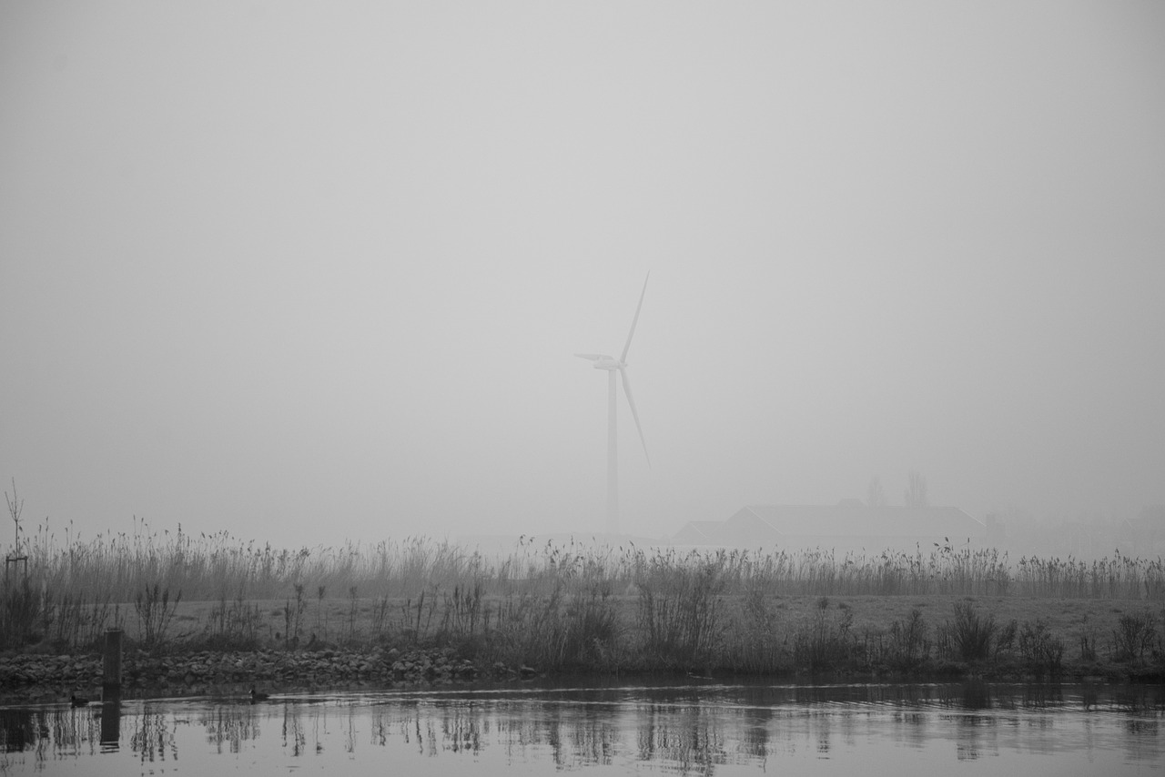 Malūnas,  Rūkas,  Olandų,  Energijos,  Kraštovaizdis,  Pobūdį,  Windmill,  Metai,  Vėjo,  Nyderlandai